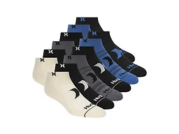 Hurley H119481 10-13 Hurley Men's 12-Pairs Low Cut Socks S