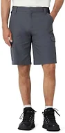 Amazon Basics Men's Relaxed Fit Stretch Ripstop Workwear Shorts, Charcoal, 32