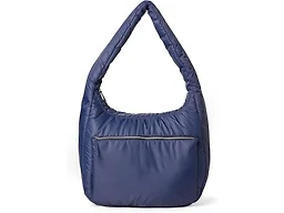 Amazon Essentials x Sofia Grainge Women's Quilted Puffer Tote Bag with Zip, Navy, One Size