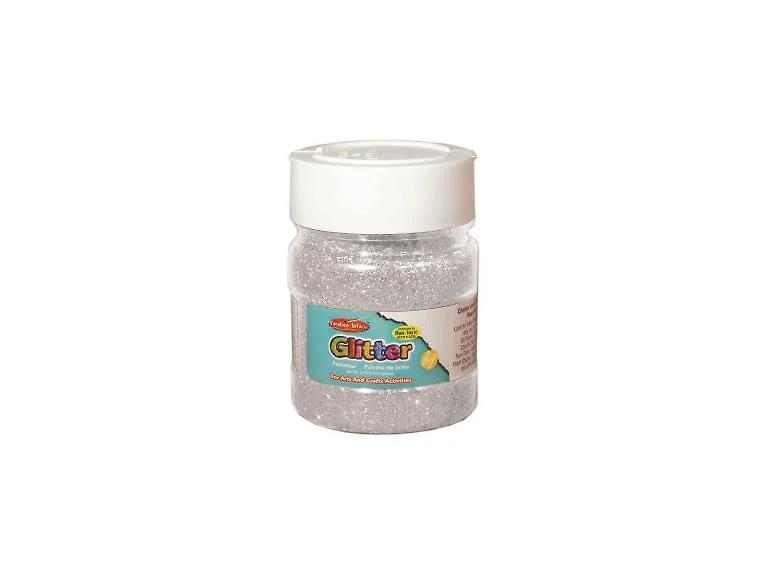 Creative Arts by Charles Leonard Glitter, 4 Oz, Silver