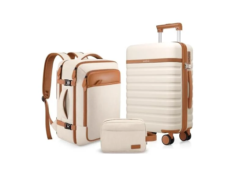 UKEIN 3Pc Luggage Set w/Backpack 20in