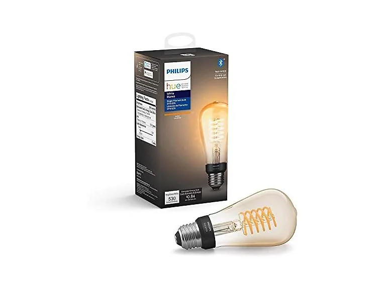 Philips Hue White Dimmable Filament ST19 LED Smart Vintage Edison Bulb
