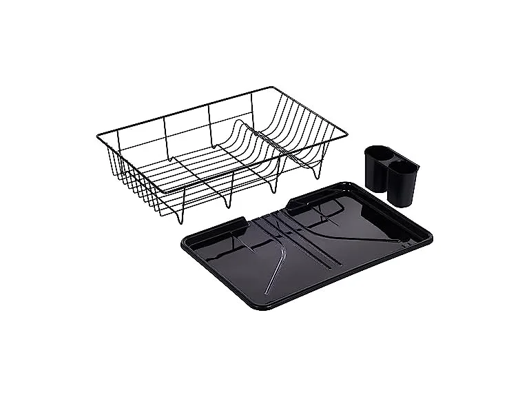 Dish Drainer Drain Board and Utensil Holder