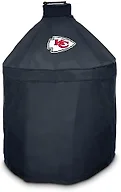 FANMATS 42771 NFL - Kansas City Chiefs - Black KAMADO Style Grill Cover with Primary Logo - 27" x 27" x 40"
