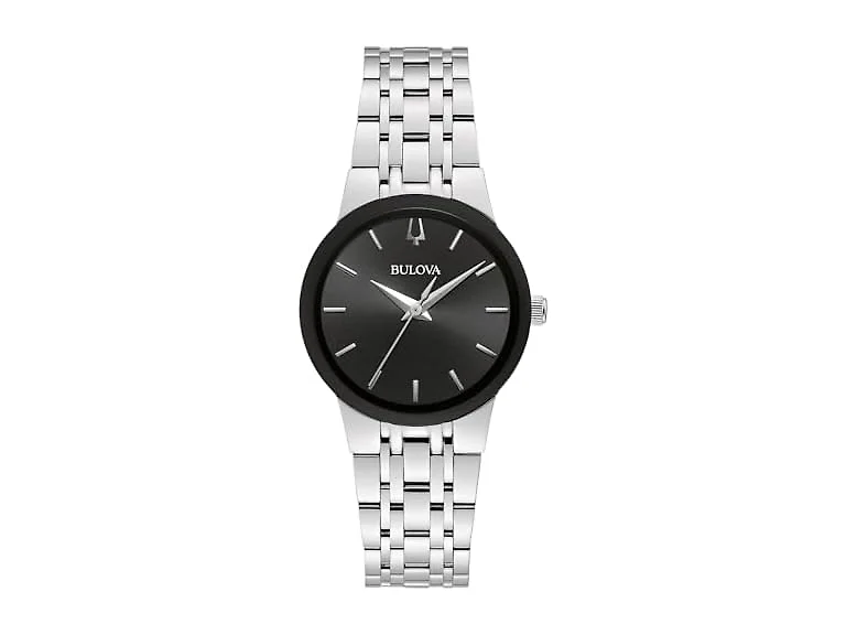 Bulova Women Modern Quartz Silver-Tone Bracelet
