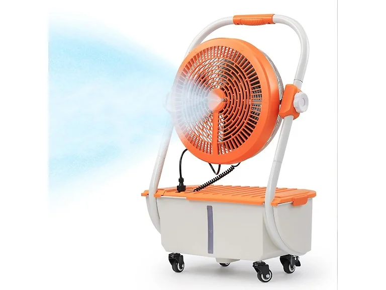 TURBRO AirSupply MS12 Portable Mist Fan Orange