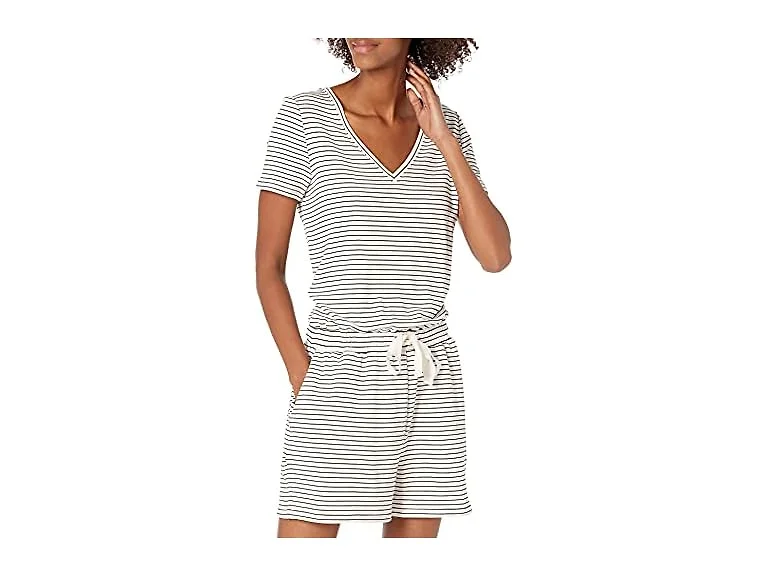 Amazon Essentials Women (S) Romper Thin Stripe