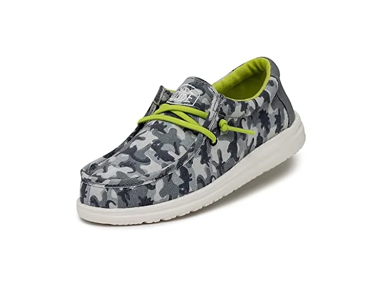 Hey Dude Wally Youth Camodino Kids Shoes