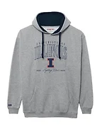 JanSport NCAA Officially Licensed Rival Colorblock Hood, Long Sleeve Unisex Pullover, Cotton-Polyester Blend with Double-Layered Fleece Hood & Extra-Deep Kangaroo Pocket, Adjustable Drawstring