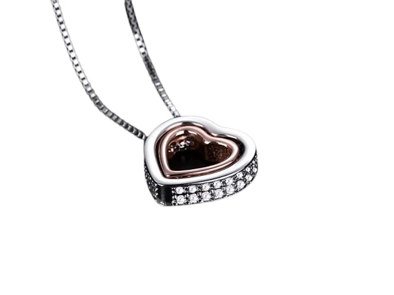 Double Heart Necklace
