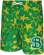 Bucketsquad Men's X Ultra Game NBA Officially Licensed Buckie Mesh Ultimate Basketball Shorts - OG Fit, Boston Celtics, Team Color, Medium