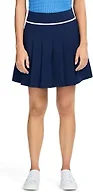 IZOD Women's Activewear Pleated Skort with Athletic Performance Stretch, Medieval Blue, 16