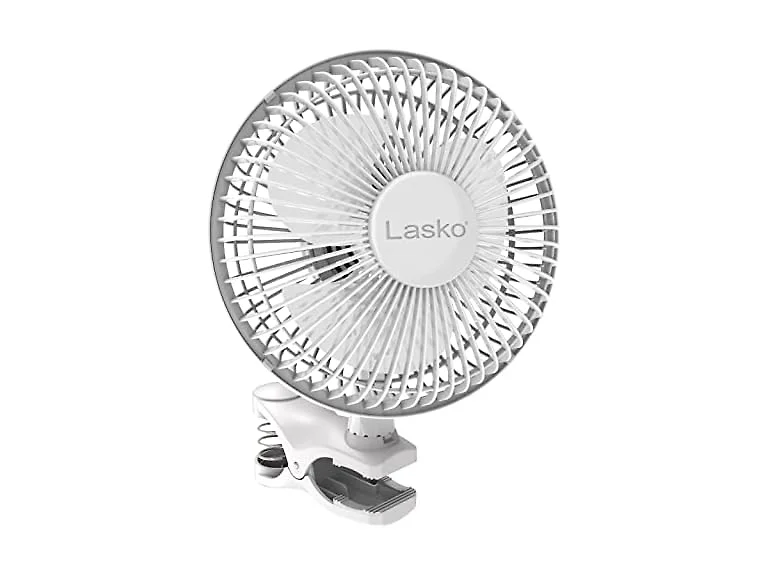 Lasko #2004W 6-Inch 2-Speed Clip Fan