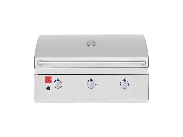 Fuego F36S-B 304SS Built-in Gas Grill, Stainless Steel