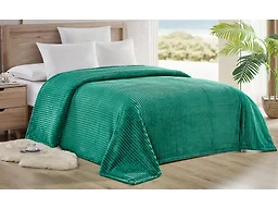 Noble House NH-Striata Lined Blanket KN- Teal King - 