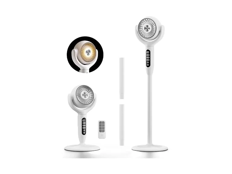 Aaoyun PFD1 Rechargeable Pedestal Fan with Remote