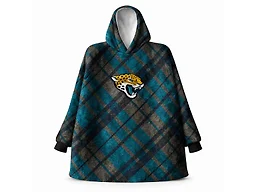 Pegasus FWD-PEG-NFL-6J05 NFL Team Cozy Sherpa Hoodie - OSFM Jacksonville Jaguars 