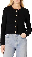 Amazon Essentials Women's Regular-Fit Midweight Cardigan Sweater, Black, XX-Large