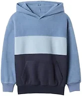 GAP Boys' Oversized Performance Hoodie, Bainbridge Blue, L