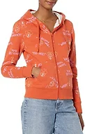 Amazon Essentials Disney | Marvel | Star Wars | Princess Women's Fleece Sherpa-Lined Full-Zip Hooded Sweatshirt, Mickey and Friends, Medium