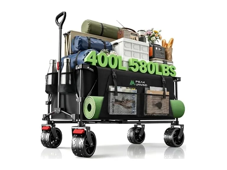 PEAKUNWIND Collapsible Beach Wagon 400L