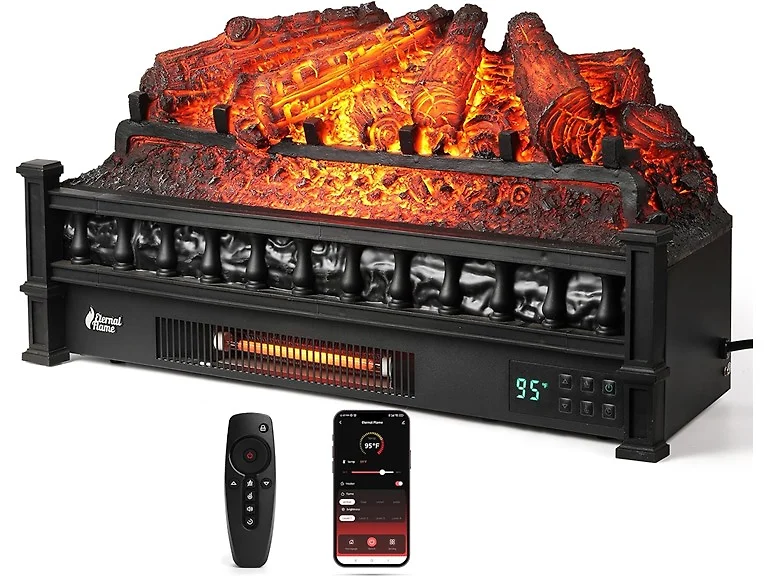 TURBRO Eternal Flame 26" Smart Fireplace
