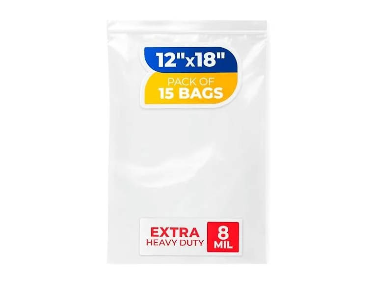 Paclord Reclosable Poly Zip Seal Lock Bags