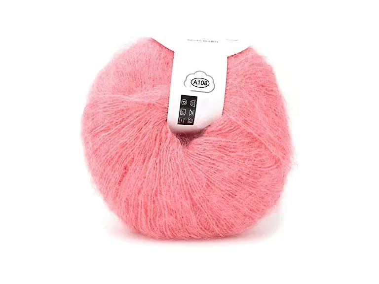 ViaGasaFamido 26g/Skein Mohair Yarn, Soft