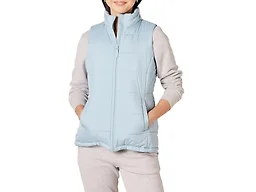 Amazon Essentials Women's Mid-Weight Puffer Vest, Dusty Blue, X-Large