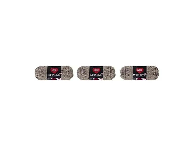 Red Heart Super Saver Oatmeal 3Pk