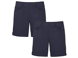 2-Pack Girl's Super Stretch Bermuda Shorts (Sizes, 4-20)