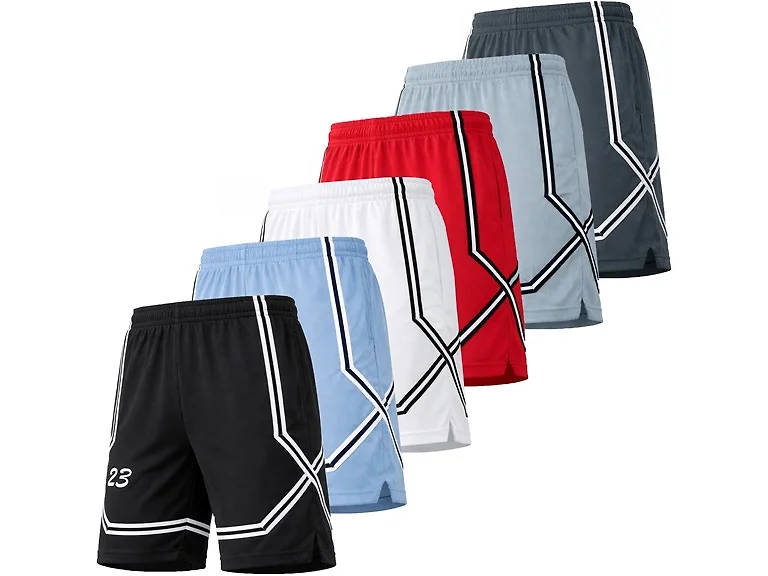 3Pk Mens Performance Tech Mesh Shorts