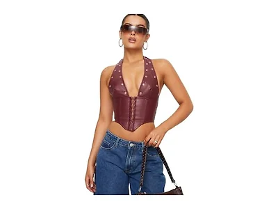 Princess Polly Palladia PU Jordy Corset