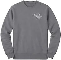 Field & Stream Men's Backstrap Crew Sweatshirt, 1969 Whitetail/Charcoal, Large