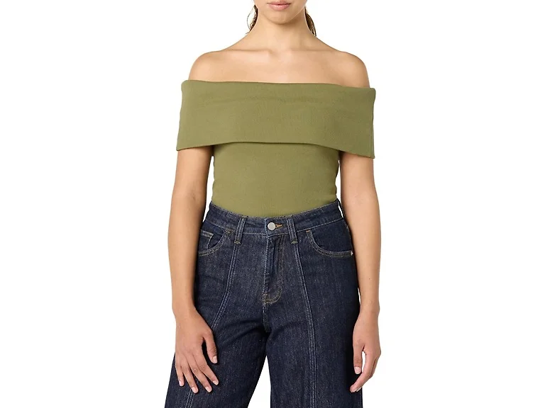 The Drop Women (2X) Jan Off Top Martini Olive