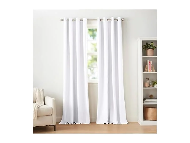 Amazon Basics Room Darkening Blackout Window Curtain with Grommets