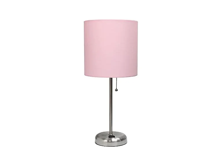 Creekwood Home Table Lamp Light Pink