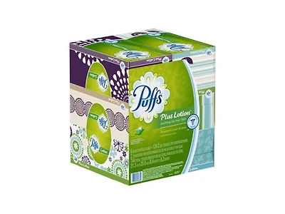 Puffs Plus LotionFacial Tissues; 6 Fami