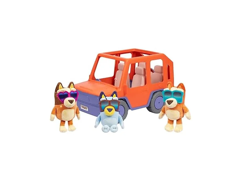 Bluey Big Heeler 4WD and Family Toddler Toy Car