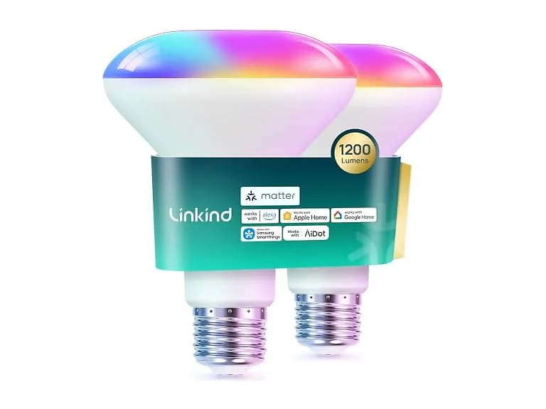 Linkind Matter BR30 Smart Bulbs 2-Pack