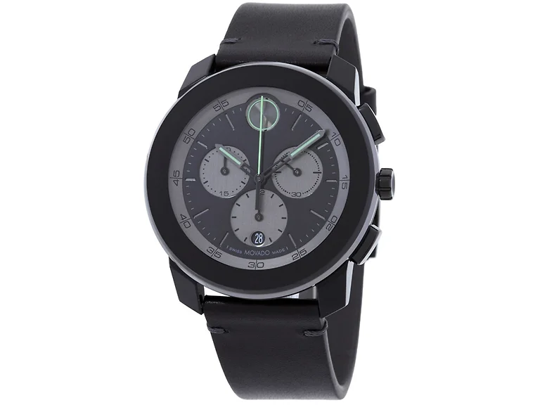 Movado Bold TR90 Chronograph Brown Strap Watch