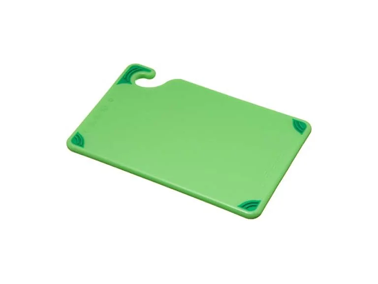 San Jamar Saf-T-Grip Cutting Board with Molded-in Ruler
