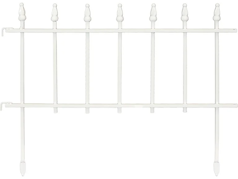 Sunnydaze White Fence Panels (Set of 5)