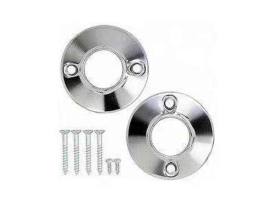 HIGHCRAFT Shower Curtain Rod Flange, Screws Included