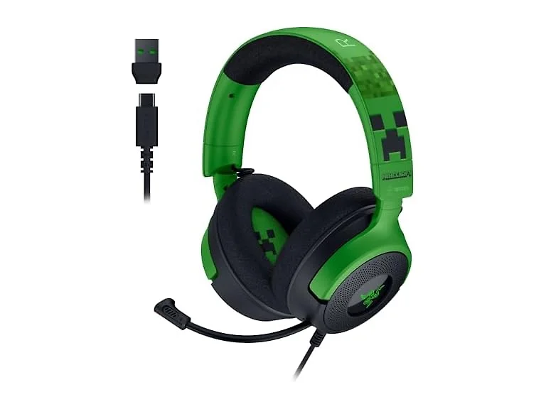 Razer Kraken V4 X Headset - Minecraft Edition