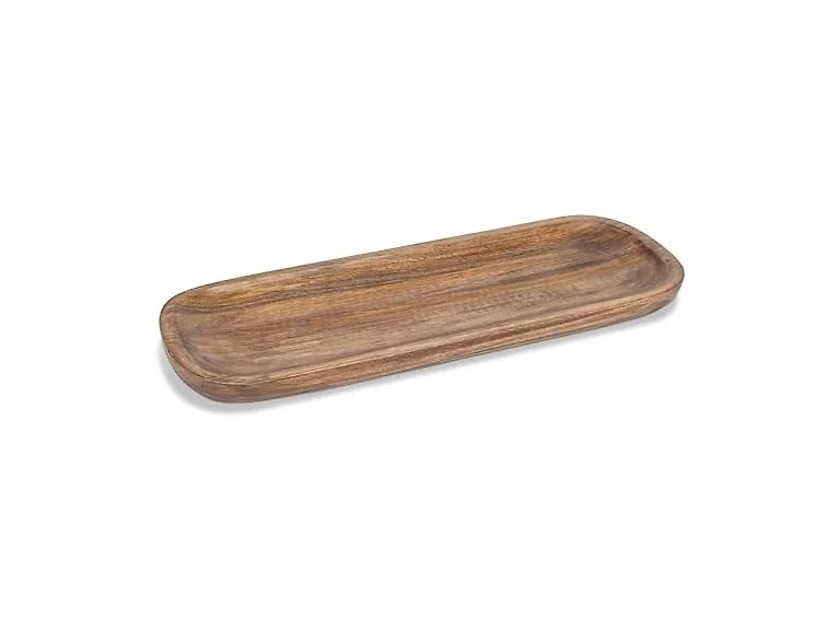 Abbott Collection Large Oval Shallow Bowl - Mangowood