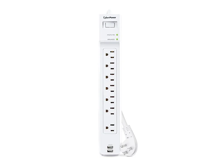 (NEW) CyberPower P704URC1 7-Outlet Surge Protector