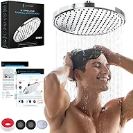 10" Ceiling/Wall Mount Rain Shower Head 