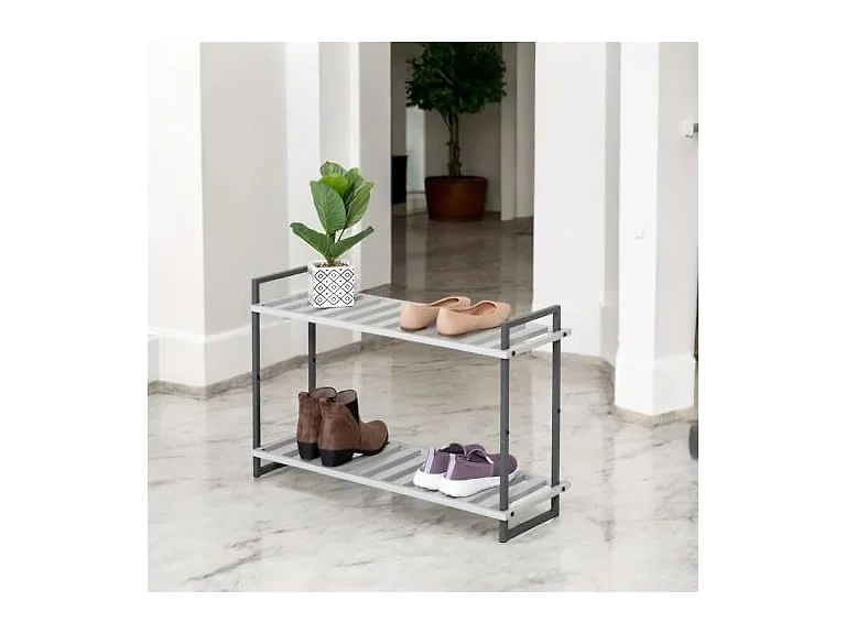 Honey-Can-Do 2-Tier Steel Shoe Rack