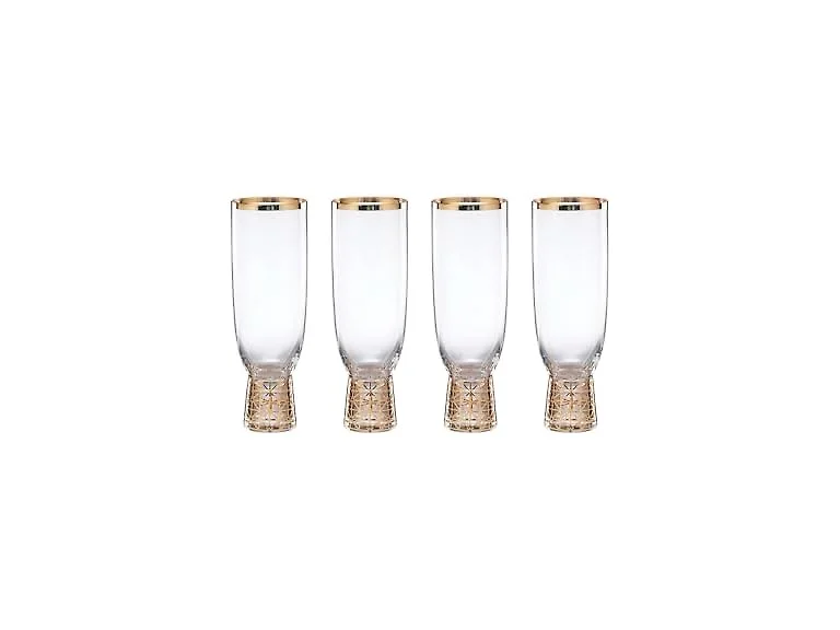 Lenox  Tuscany Classics Gold Frost Flutes, Set of 4